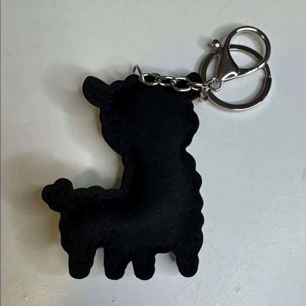 Sparkling Llama Keychain